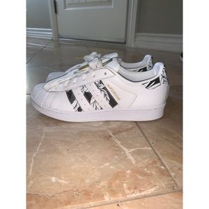 Adidas Superstar with Floral Detail